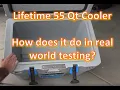 Lifetime 55 Quart Cooler Test - How does it hold up under real world testing