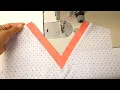 Download Lagu Sin dificultad / coser  cuello V ahora es mas fácil y simple /técnica para principiantes