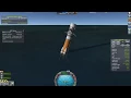 KSP and Python automated landing rocket stage