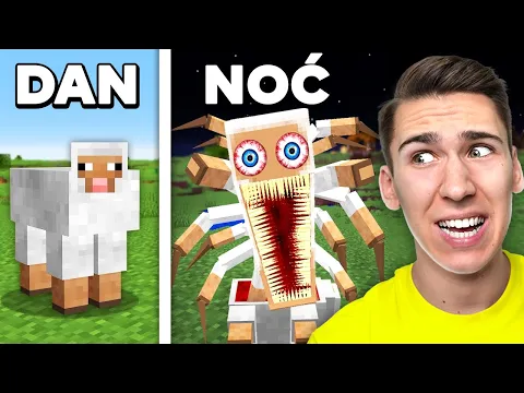 Video Thumbnail: ŽIVOTINJE SE MENJAJU NOĆU U MINECRAFTU!