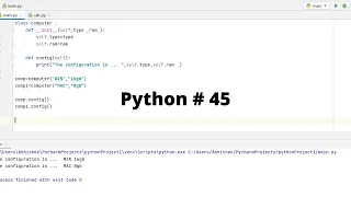 Python 45 Constructor Self Comparing Objects