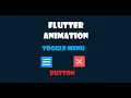 Animated Humberger Toggle Animation Button - Flutter UI Speed Code