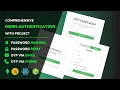 Complete MERN Authentication JWT OTP Verification Email Phone Password Reset Automation