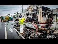 Lagu 𝗥𝗩 𝗕𝗨𝗥𝗡𝗦 𝗗𝗢𝗪𝗡: Crews Demolish Charred Motorhome in Playa Vista