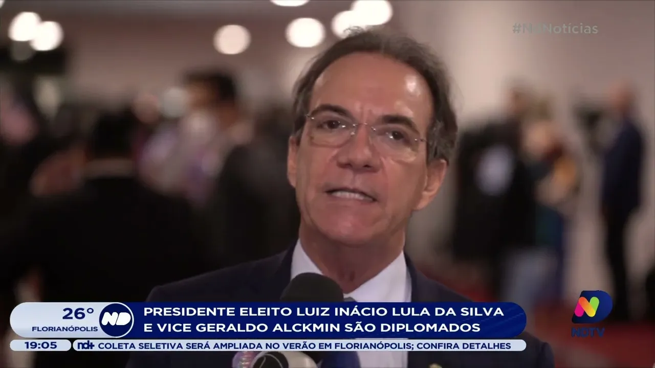 Políticos de SC acompanham a diplomação de Lula e Geraldo Alckmin