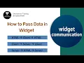 Widget Communication in Portal How to pass data between HTML client controller and server script
