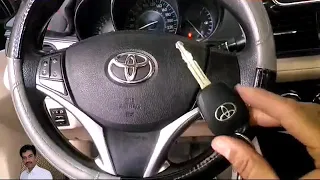 طريقة برمجة ريموت تويوتا يارس بدون كمبيوتر من 2006 إلى 2017 
