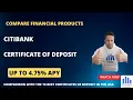 Citibank certificate of deposit review 2023 rates fees requirements and all you need to know