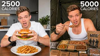 I Survived On Only Military Food For 24 Hours