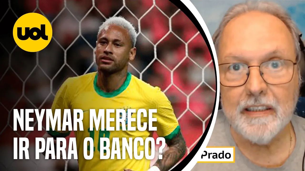 RENATO MAURICIO PRADO: 'NEYMAR É O ÚNICO JOGADOR QUE JOGA ONDE QUER E NÃO É SUBSTITUÍDO NA SELEÇÃO'