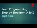 Optional Streams Java Programming Step by Step from A to Z