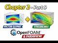 OpenFOAM Tutorial - Chapter 2 Part 9 ParaView Glyphs Stream Tracer Vectors Streamlines