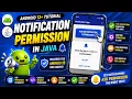 How to Request Notification Permission in Java Android App Android 13 IT WALA HINDI-