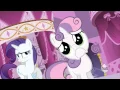 Sweetie Belle convinces Rarity to go camping