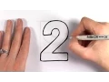 How To Draw A Cartoon Number 2 Quick and Easy Bullet Journal Doodle Ideas bujoTIGER ZOOSHii