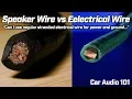 Speaker Wire vs Regular Electrical Wire vs Welding Cable - Car 101