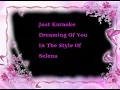 Just Karaoke - Dreaming Of You