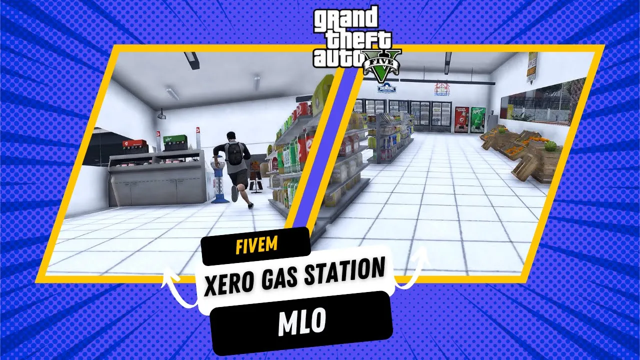 [MLO] 🛒 XERO GAS STATION MLO || Gas station & supermarket shop map by RPM || GTA 5 FiveM