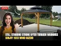The Gazebo That Survived Tornado Warnings SUNJOY 11x13 Review
