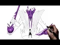 How to Draw Susanoo Sasuke Step By Step Naruto
