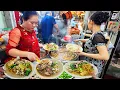 Fried Rice Stir-Fried Noodles and Crispy Fried Noodles Packed with Customers Lighting Up the N