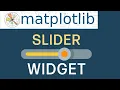 Getting Started With matplotlib Widgets Slider Widget