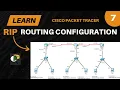 RIP Routing with 3 Routers 3 Switches and 6 PCs Dynamic Routing Cisco Packet Tracer