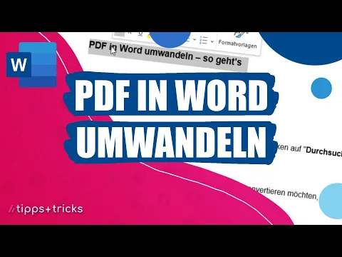 Download MP3 PDF in Word umwandeln - so klappt's