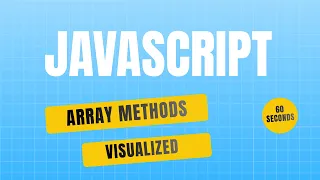 JavaScript Array Methods Visualized in 60 seconds