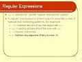 Regular Expressions - Shell Scripting