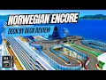 Norwegian Encore Deck by Deck Tour Full Ship Guide Food Bars Rooms and More