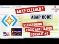 ABAP Cleaner - ABAP Code Formatting Refactoring Logic Adaptation english