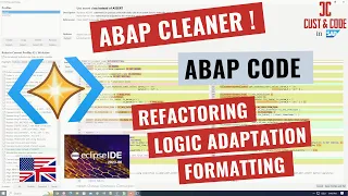 ABAP Cleaner - ABAP Code Formatting Refactoring Logic Adaptation english