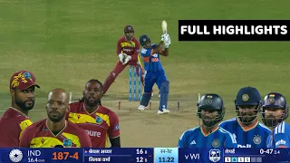 India vs West Indies 2nd T20 Match Full Highlights | IND vs WI 2nd T20 Match Full Highlights