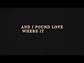 Amber Run - I Found (Official Lyric Video)