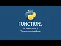 Functions - Python Tutorial 17