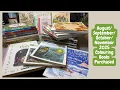 2025 colouring books haul Adult Colouring