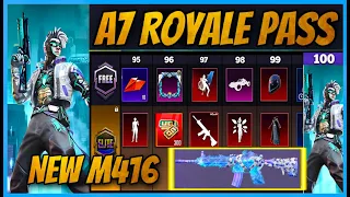 Download A7 ROYAL PASS REWARDS / MUMMY M416 BETTER THAN GLACIER M416 / 1 TO 100 REWARDS ( BGMI ) MP3