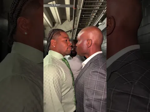 Terence Crawford mediated a face off between Shawn Porter and Tim Bradley last night 👀