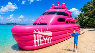 Aufblasbare 10 Meter YACHT von TEMU gekauft!🛥️ (kein Clickbait)