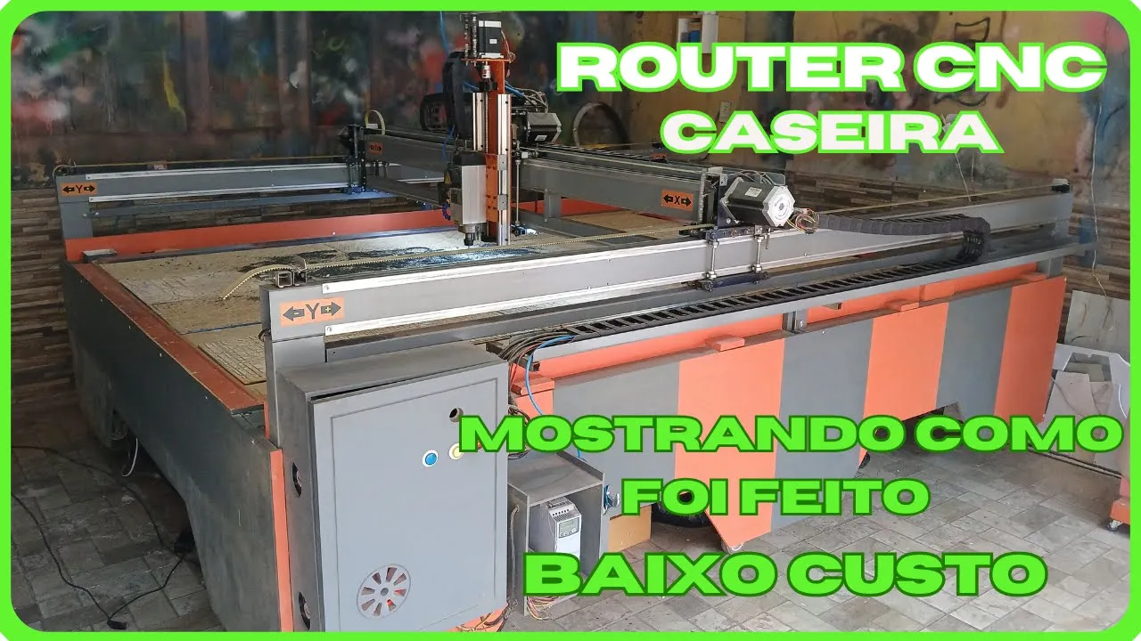 CNC ROUTER CASEIRA - MOSTRANDO COMO FOI FEITA