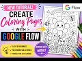 Coloring pages with Google Flow