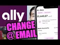 How to Change Email Address on Ally Bank App