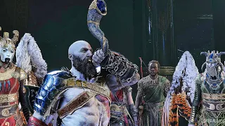 god of war ragnarok kratos becomes general u0026 leads army to asgard 4k 60fps 