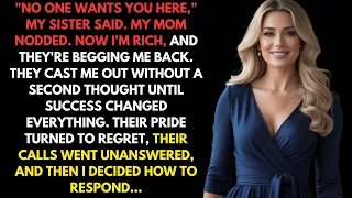 "No One Wants You Here," My Sister Said. My Mom Nodded. Now I'm Rich, And They're Begging Me Back