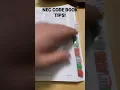 QUICK NEC CODE BOOK TIPS