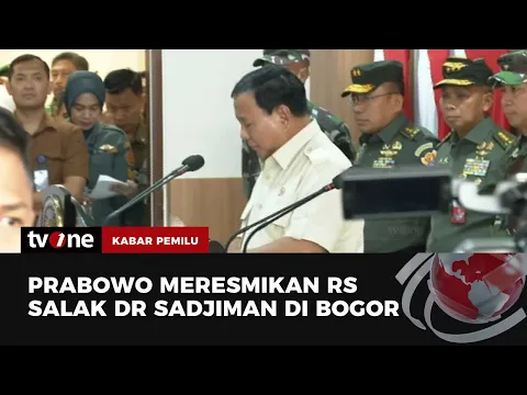 Menhan Prabowo Resmikan RS dr. H. Sadjiman di Bogor