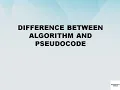 Difference between Algorithm and Pseudocode Algorithm vs Pseudocode Difference World