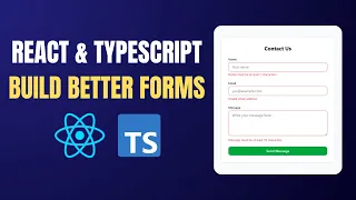 React TypeScript Forms Made Easy React Hook Form Zod Validation
