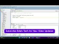 Count Number of Rows in Each Table in Oracle